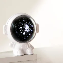 Pozytywki|Lampki Nocne | InnoGIO GIOstar Astronaut - Projektor z pozytywką dla dzieci
