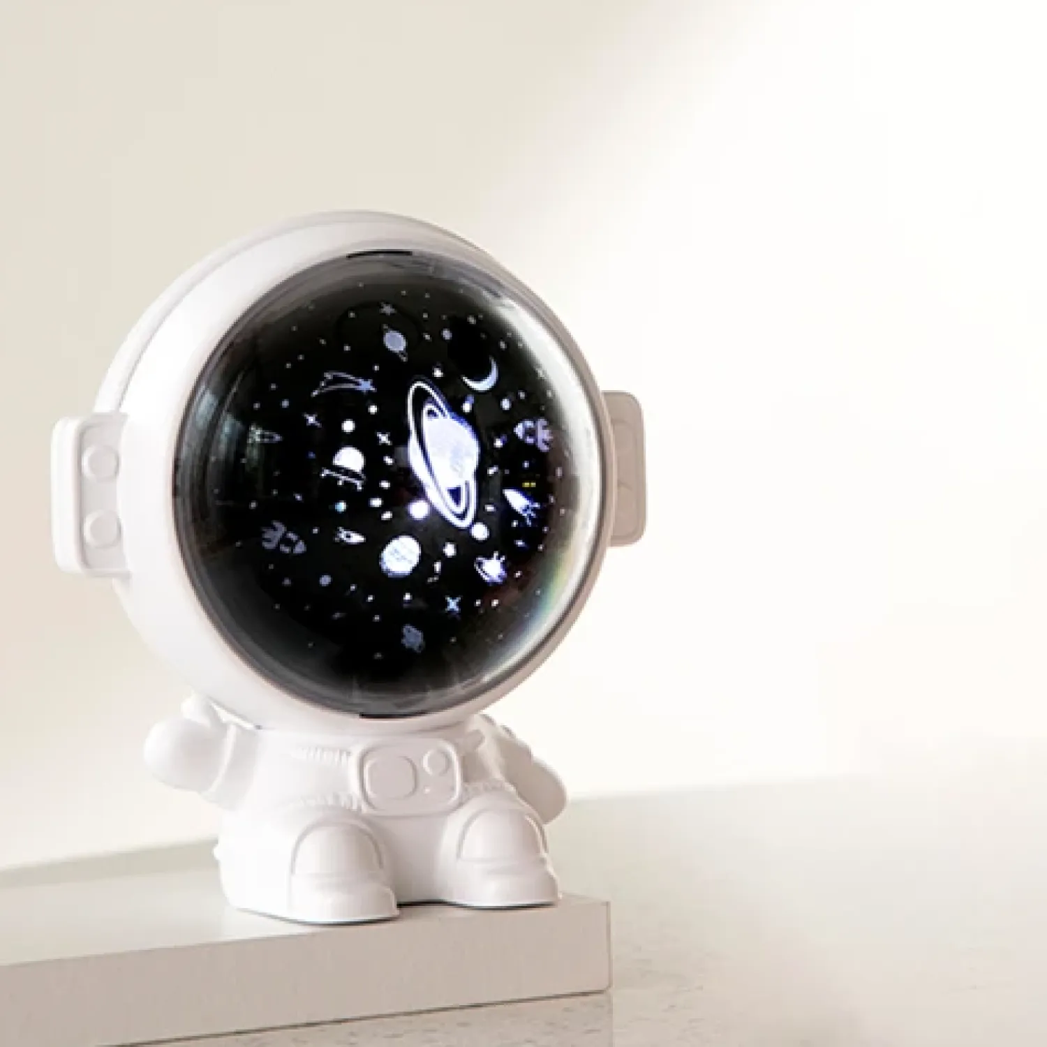 Pozytywki|Lampki Nocne | InnoGIO GIOstar Astronaut - Projektor z pozytywką dla dzieci