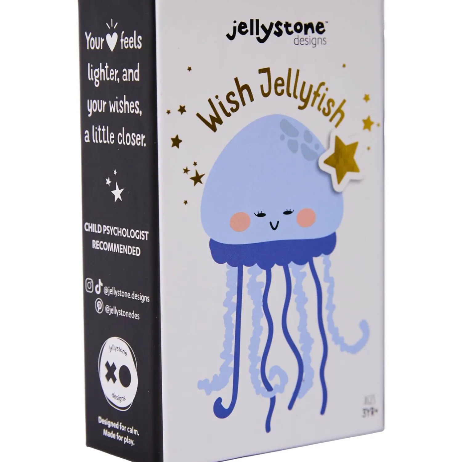 Idealne W Podróży|Sensoryczne | Jellystone Gniotek sensoryczny Wish Jellyfish meduza - niebieska