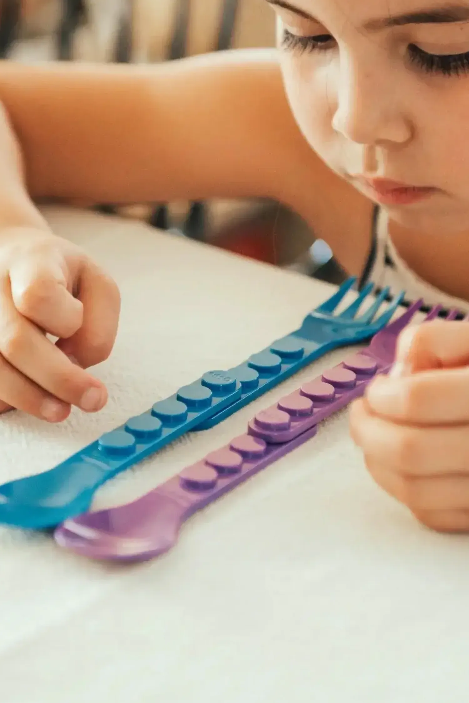 Naczynia Dla Dzieci | GOBE FORK & SPOON SET Zestaw sztućców dla dzieci