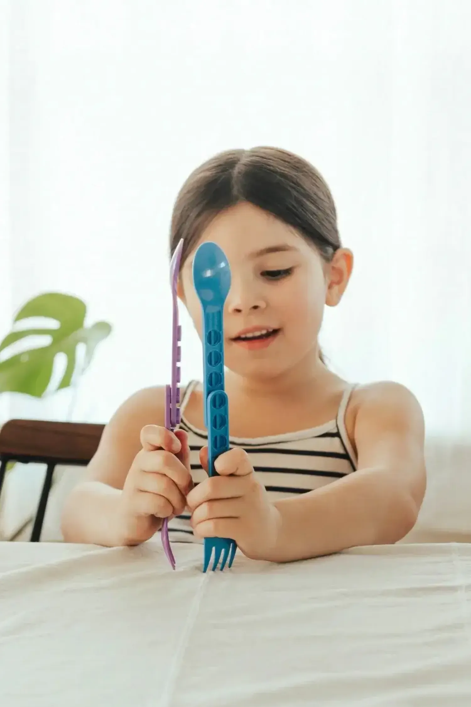 Naczynia Dla Dzieci | GOBE FORK & SPOON SET Zestaw sztućców dla dzieci