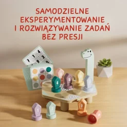 Aktywizujące|3 Lata + | TOPBRIGHT Gra do nauki kolorów i liczb Dino, 36m+