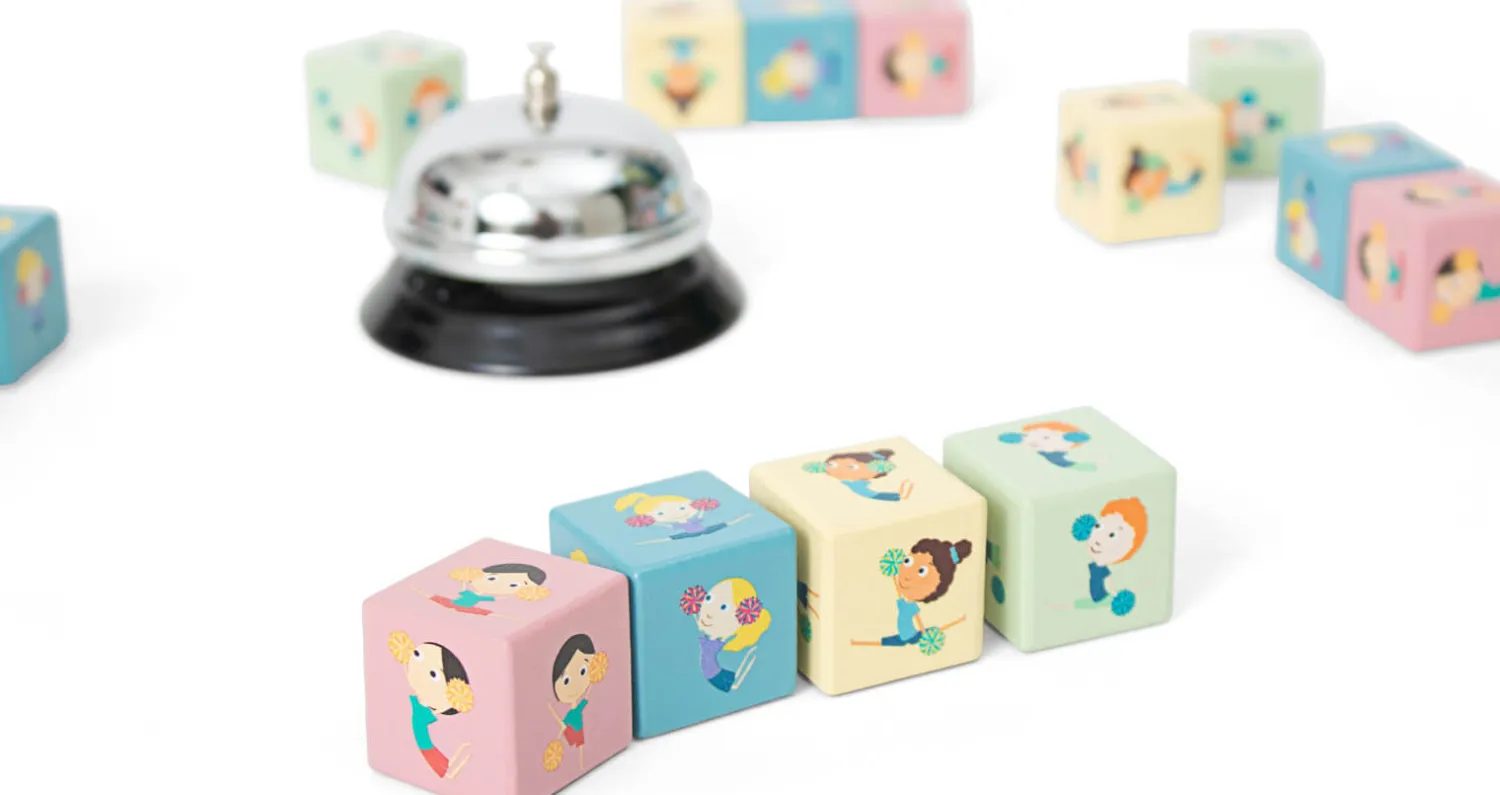 8 Lat+|6 Lat+ | BS Toys Gra Dopasuj kostki