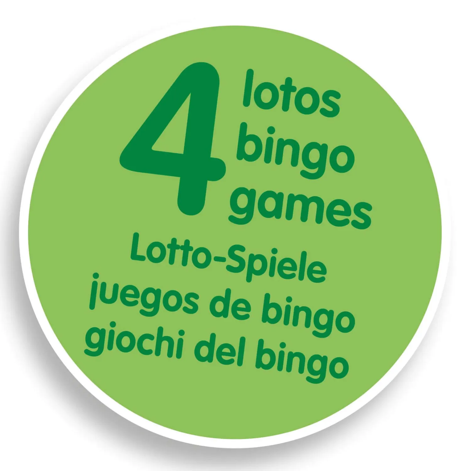 Gry Planszowe|3 Lata + | Djeco Gra edukacyjna BINGO 4w1