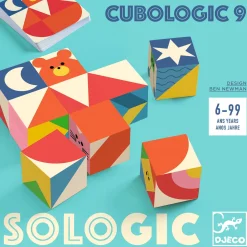 8 Lat+|6 Lat+ | Djeco Gra logiczna CUBOLOGIC 9