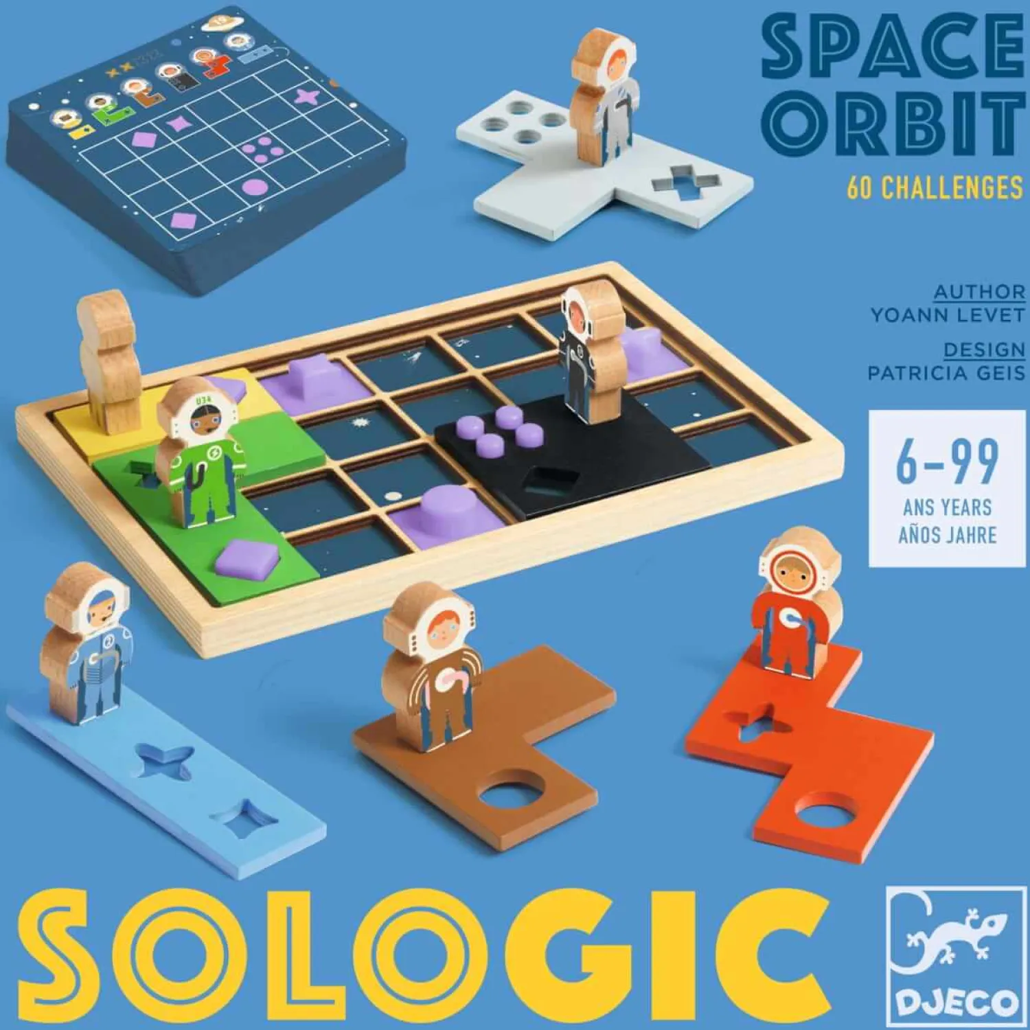 8 Lat+|7 Lat+ | Djeco Gra logiczna SoLogic SPACE ORBIT 6+