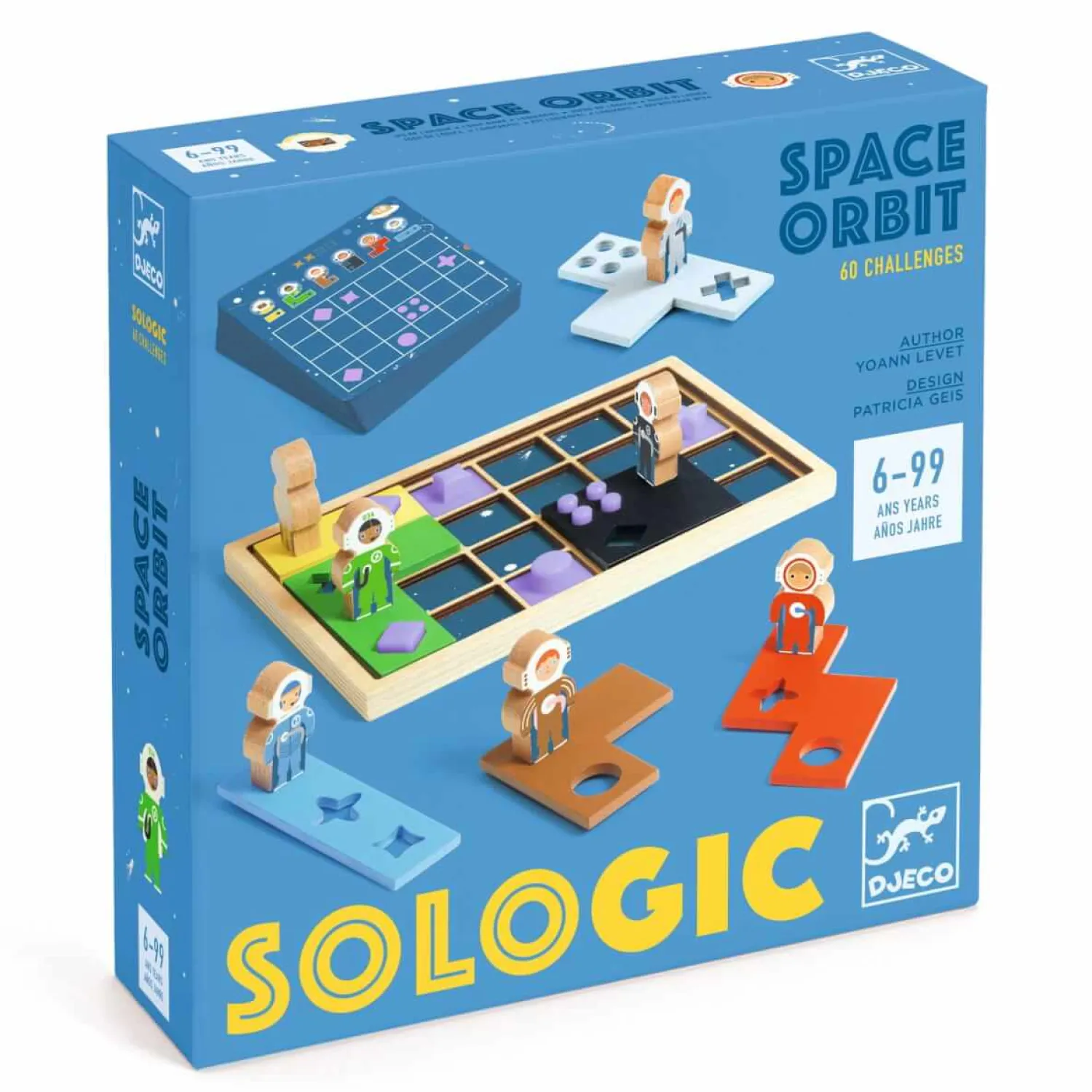 8 Lat+|7 Lat+ | Djeco Gra logiczna SoLogic SPACE ORBIT 6+