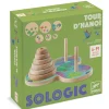 8 Lat+|Edukacyjne | Djeco Gra logiczna Sologic - WIEŻE HANOI