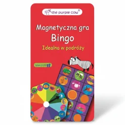 Idealne W Podróży|8 Lat+ | The Purple Cow Gra magnetyczna - Bingo