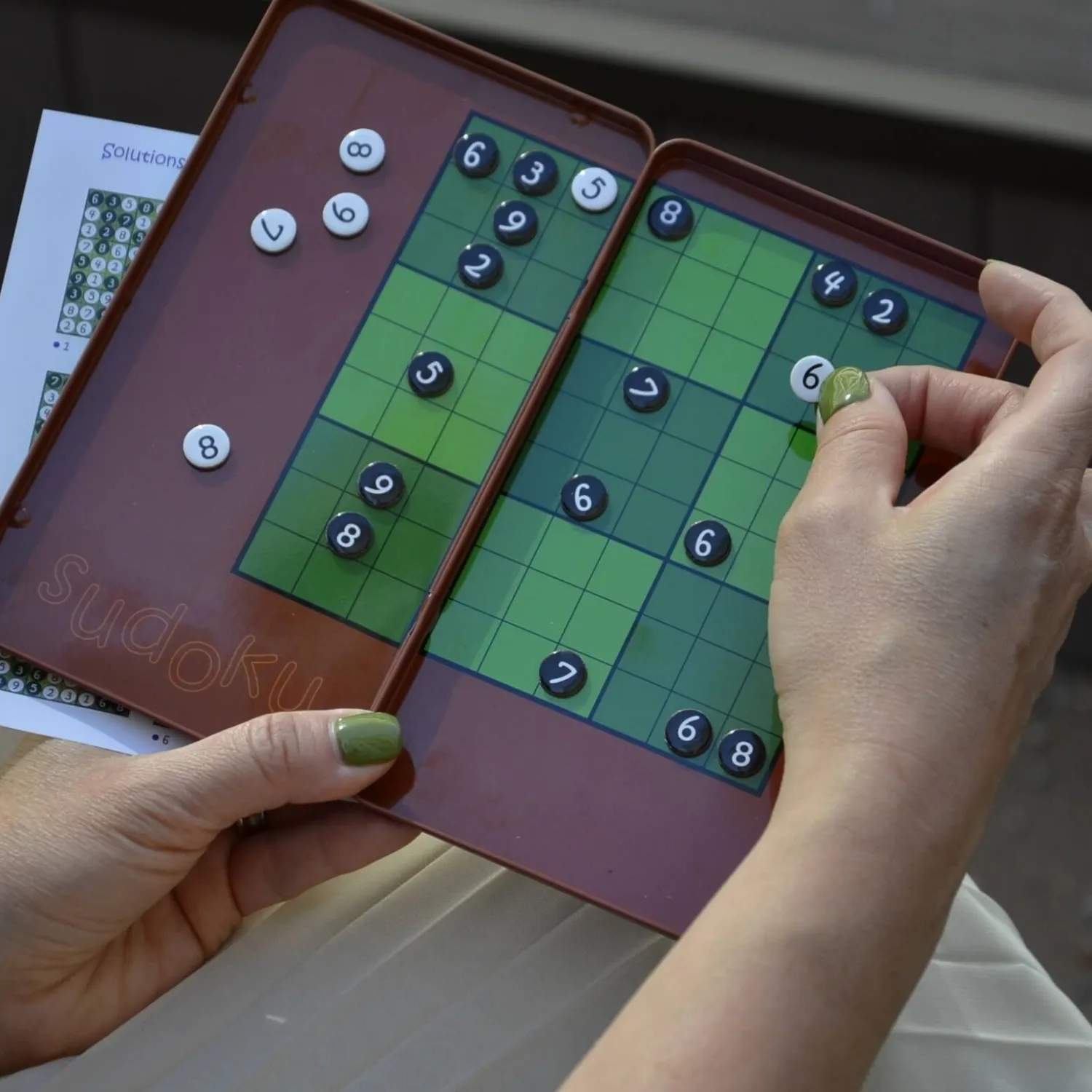 Idealne W Podróży|Edukacyjne | The Purple Cow Gra magnetyczna - Sudoku
