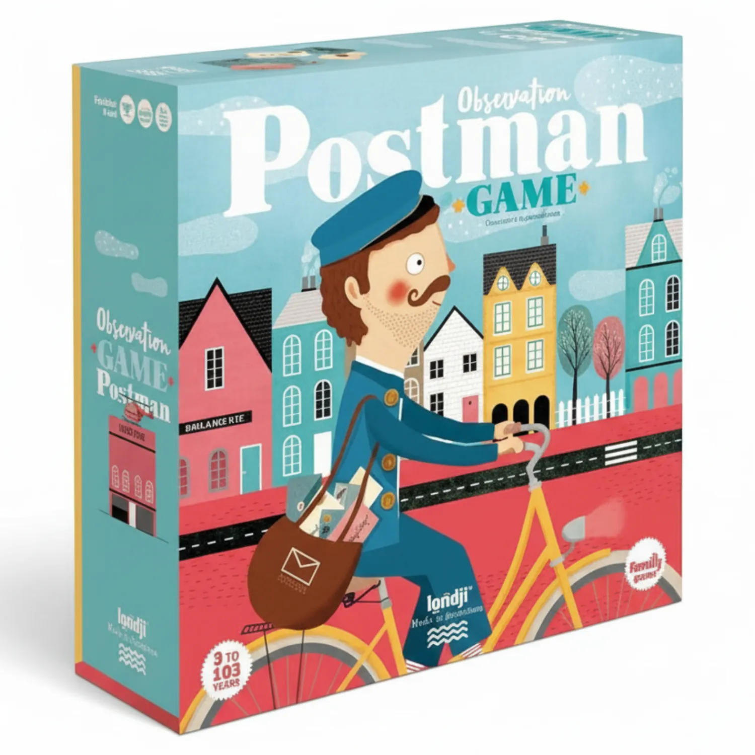 Gry Planszowe|6 Lat+ | Londji Gra obserwacyjna dla dzieci, Postman - Listonosz