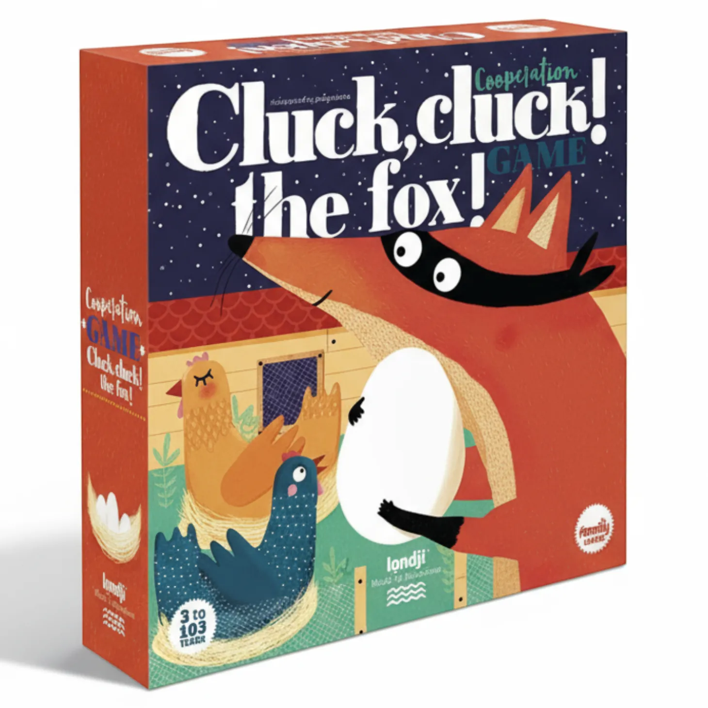 Gra rodzinna, Cluck, Cluck! Fox! Puk Puk, tu lisek!