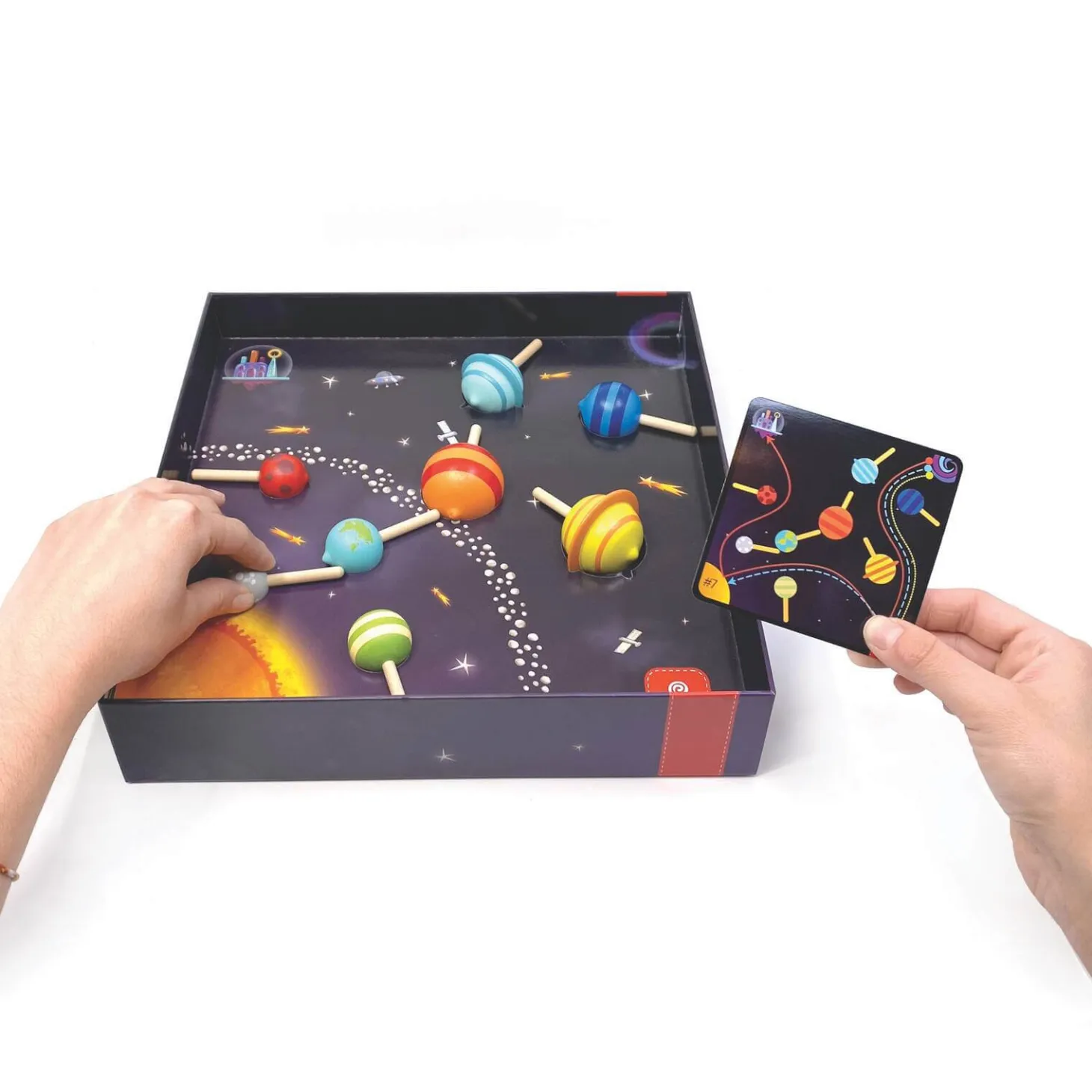 Gra Spinning Planets