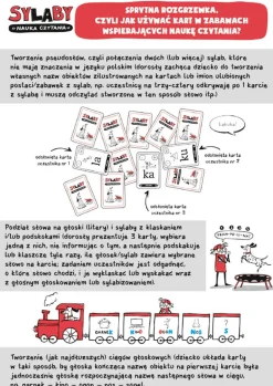 7 Lat+|Gry Karciane | Wydawnictwo Nasza Księgarnia Gra SY-LA-BY. Nauka czytania