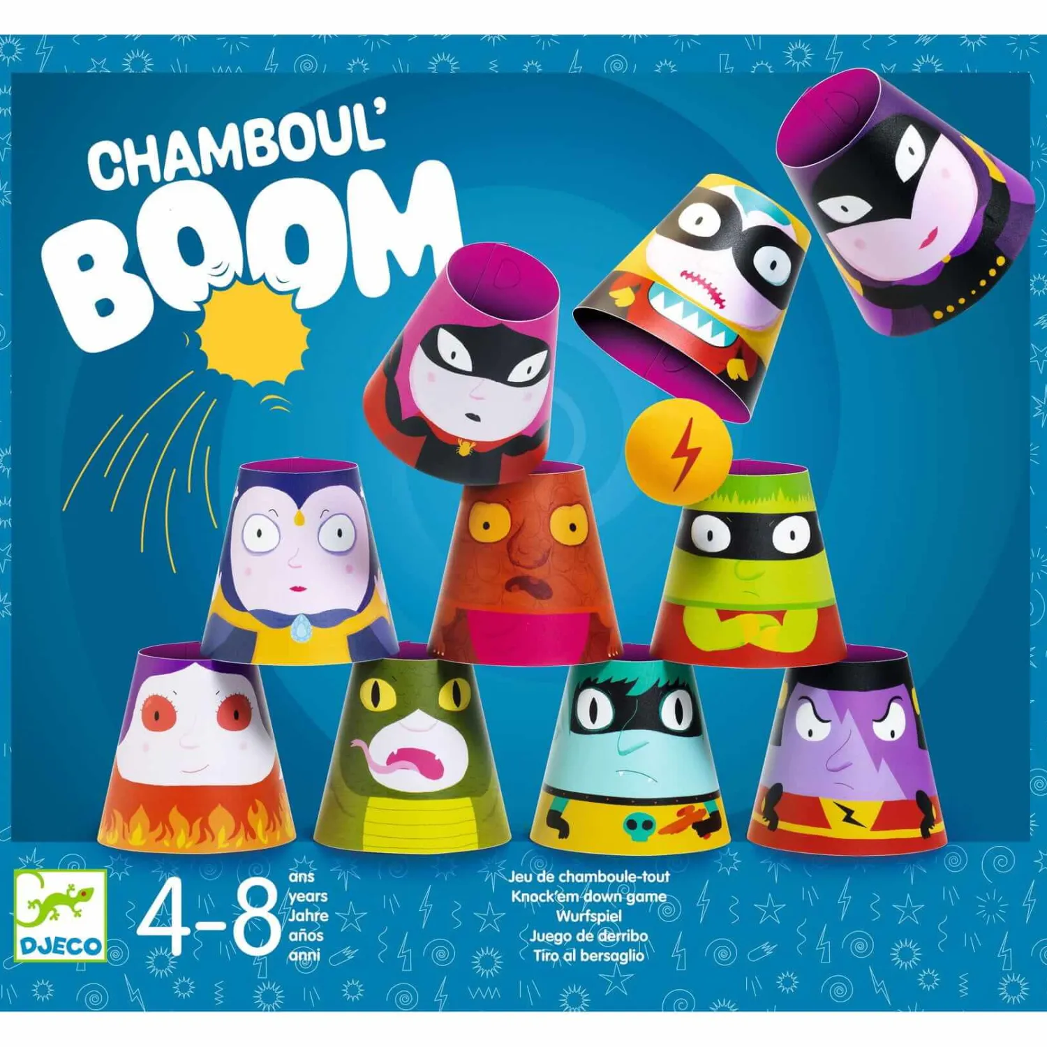 8 Lat+|6 Lat+ | Djeco Gra zręcznościowa CHAMBOUL BOOM