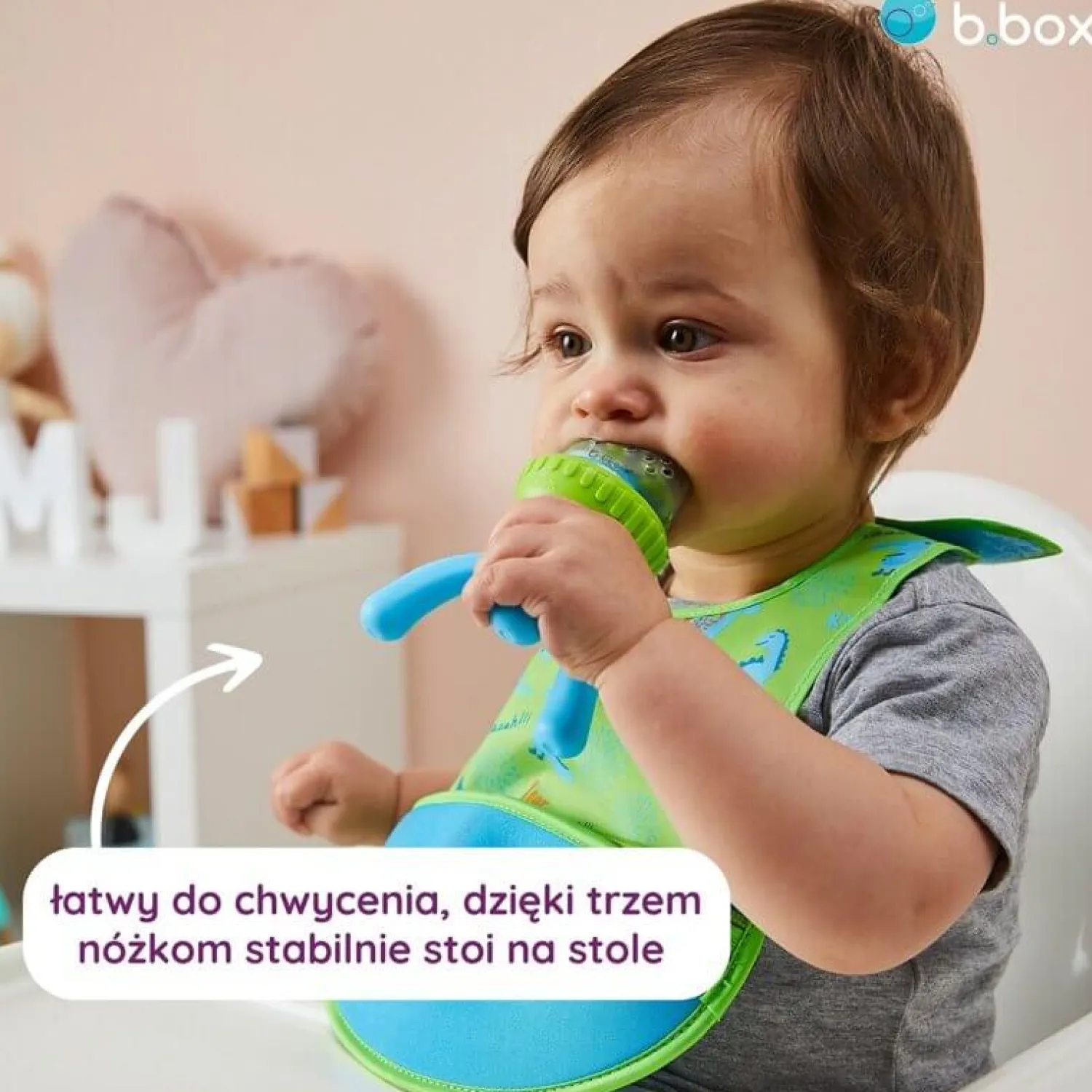 Gryzaki|Gryzaki | b.box Gryzak silikonowy do podawania pokarmu - róż
