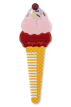 Akcesoria Do Włosów | Konges slojd Grzebień dziecięcy Ice cream - amour pink