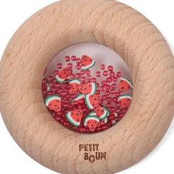 12M+|Sensoryczne | Petit Boum Grzechotka sensoryczna - Arbuz