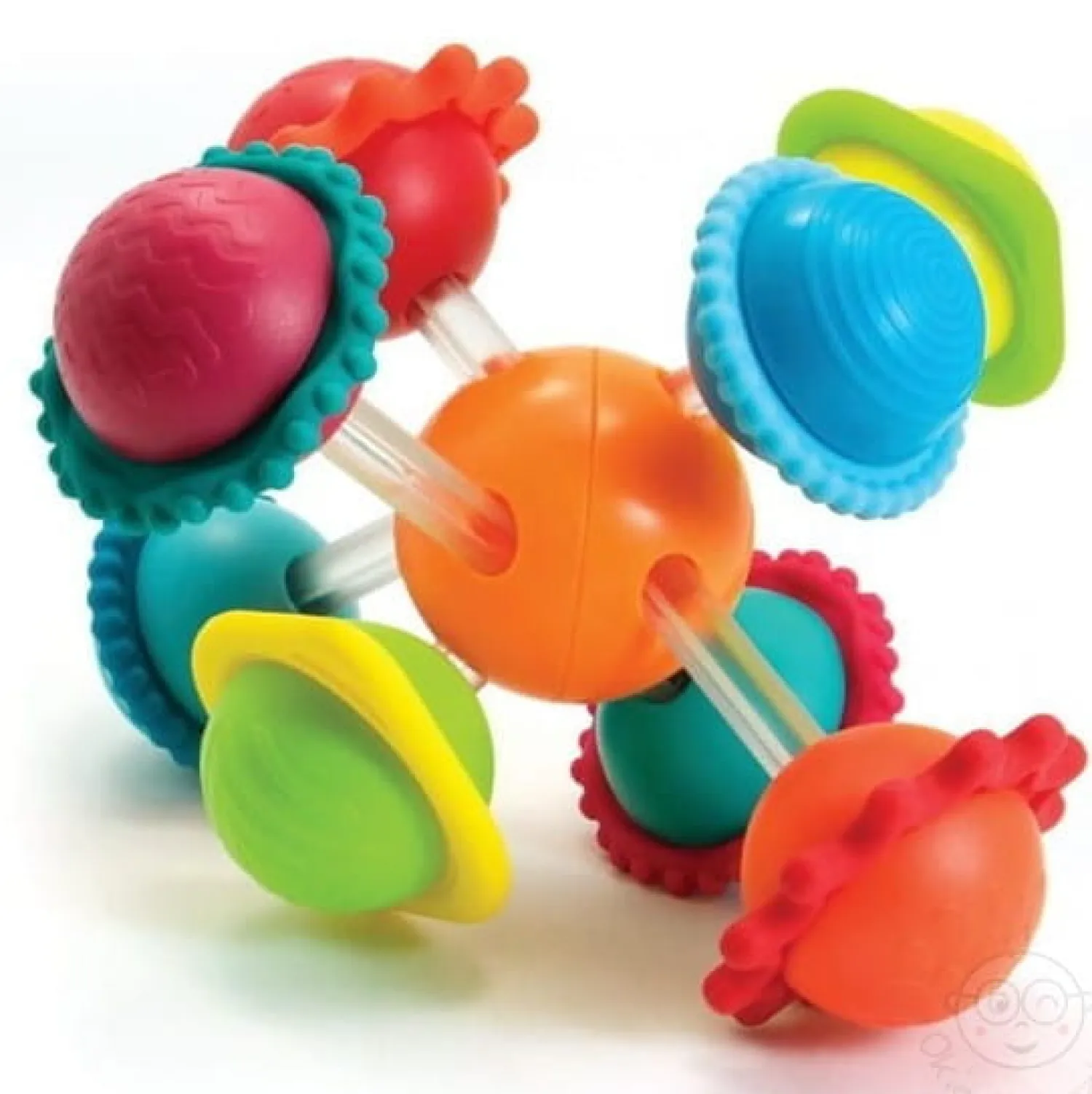 Idealne W Podróży|12M+ | Fat Brain Toys Grzechotka Sensoryczna Przygoda Wimzle