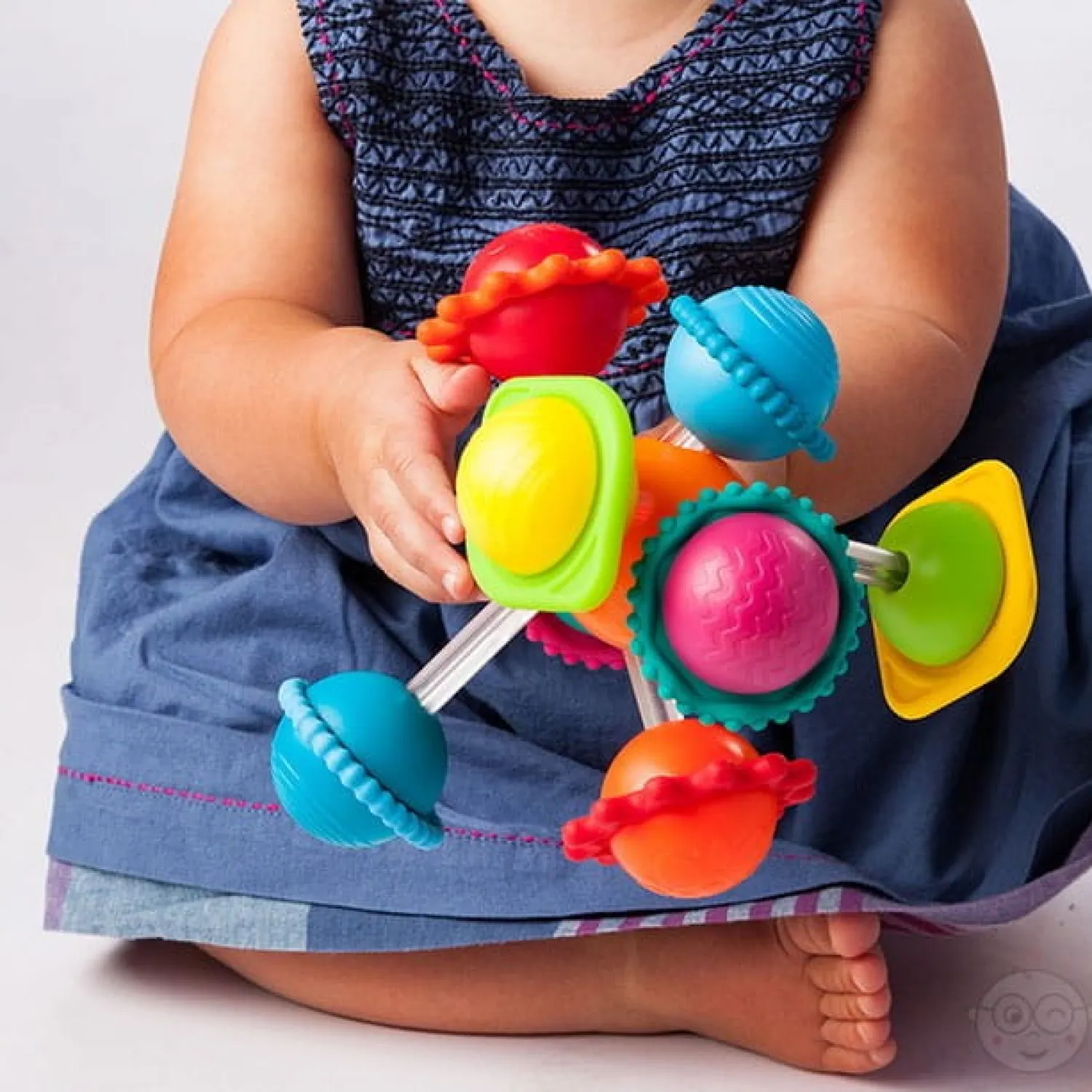 Idealne W Podróży|12M+ | Fat Brain Toys Grzechotka Sensoryczna Przygoda Wimzle