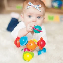 Idealne W Podróży|12M+ | Fat Brain Toys Grzechotka Sensoryczna Przygoda Wimzle