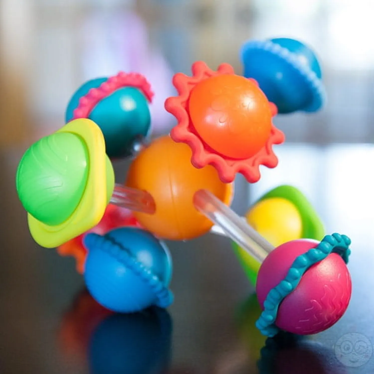 Idealne W Podróży|12M+ | Fat Brain Toys Grzechotka Sensoryczna Przygoda Wimzle