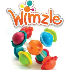 Idealne W Podróży|12M+ | Fat Brain Toys Grzechotka Sensoryczna Przygoda Wimzle