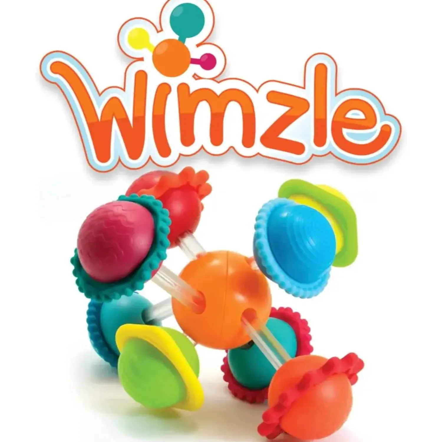Idealne W Podróży|12M+ | Fat Brain Toys Grzechotka Sensoryczna Przygoda Wimzle