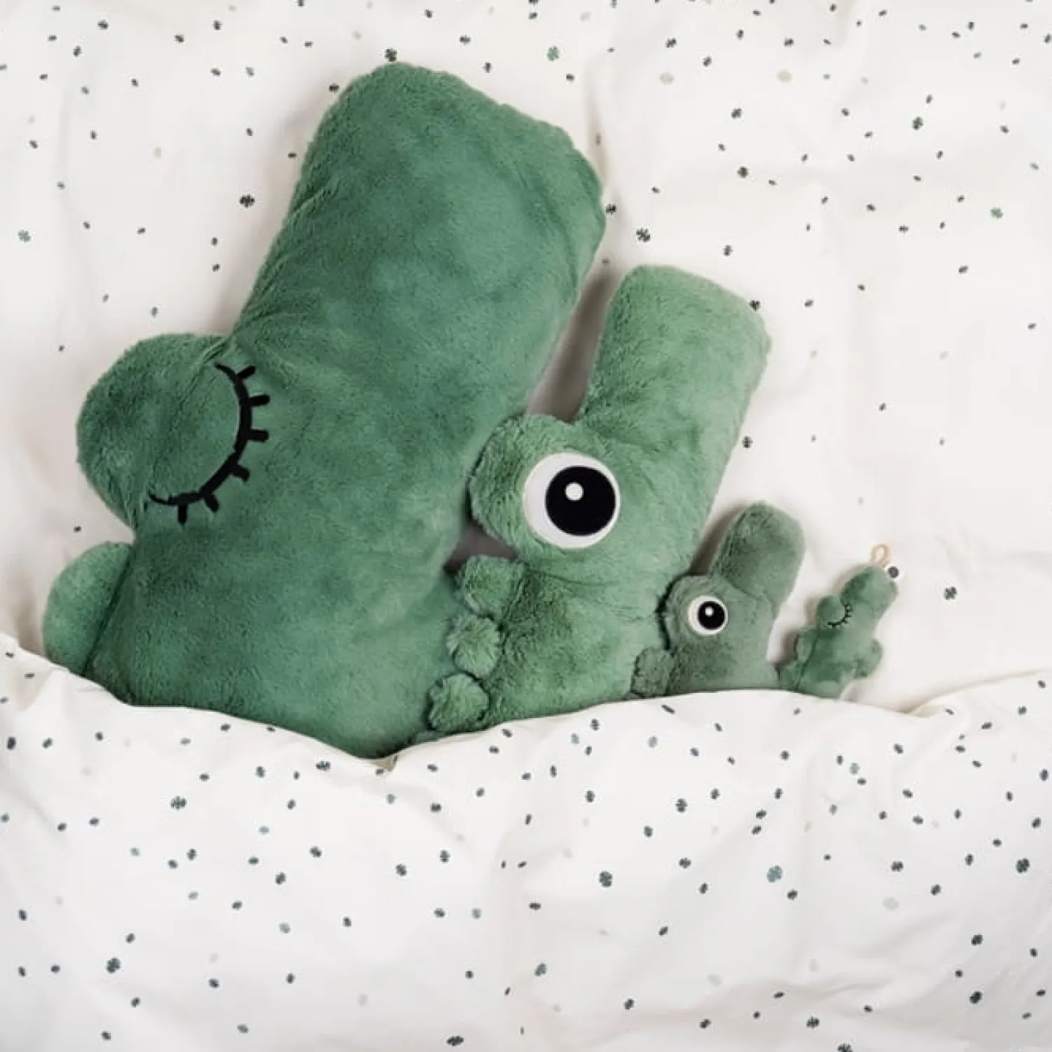 Grzechotki|Sensoryczne | Done by Deer Grzechotka sensoryczna puszysty Croco green