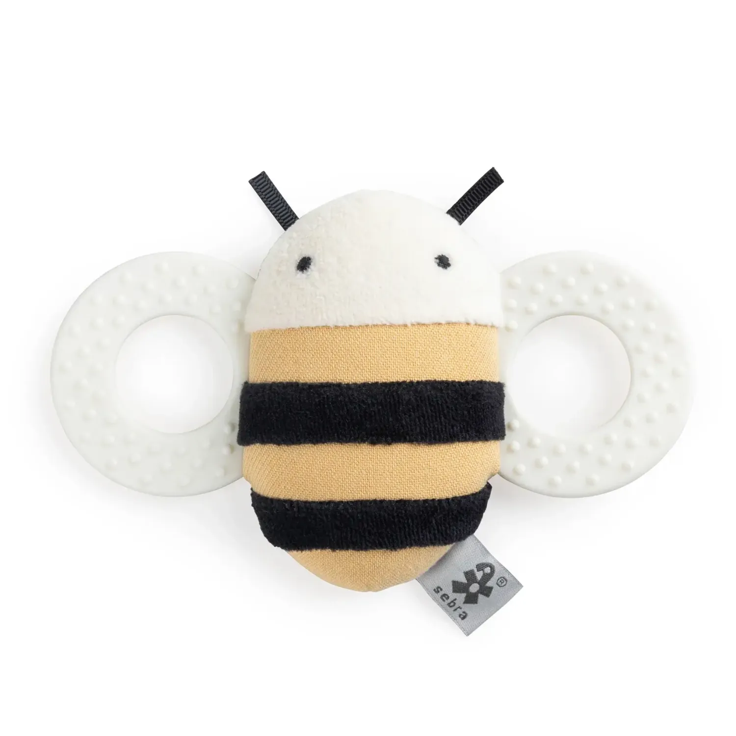 Gryzaki|Aktywizujące | Sebra Grzechotka z lusterkiem - Billy the bee
