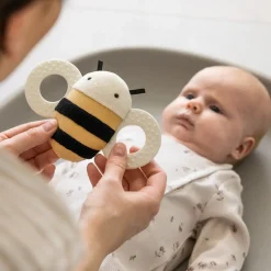 Gryzaki|Aktywizujące | Sebra Grzechotka z lusterkiem - Billy the bee