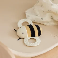 Gryzaki|Aktywizujące | Sebra Grzechotka z lusterkiem - Billy the bee