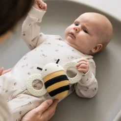 Gryzaki|Aktywizujące | Sebra Grzechotka z lusterkiem - Billy the bee