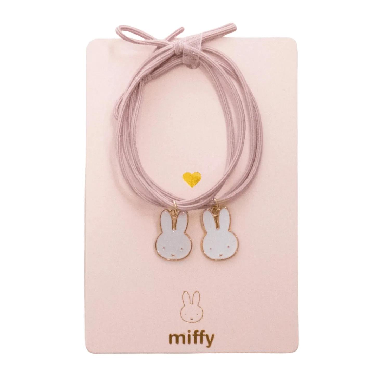 7 Lat+|Biżuteria | Yuko B. Gumki do włosów, bransoletki - Miffy, 2 szt.