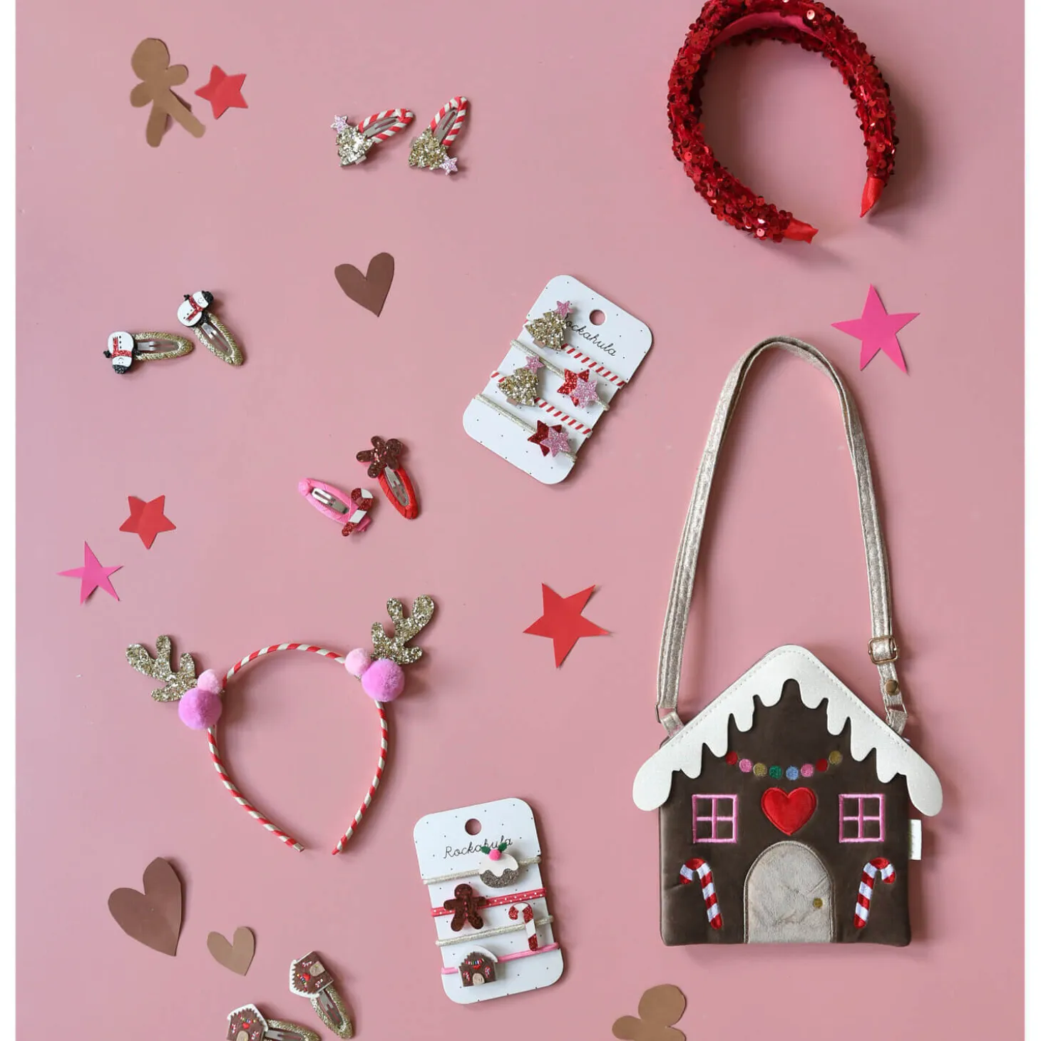 Gumki do włosów Gingerbread Christmas