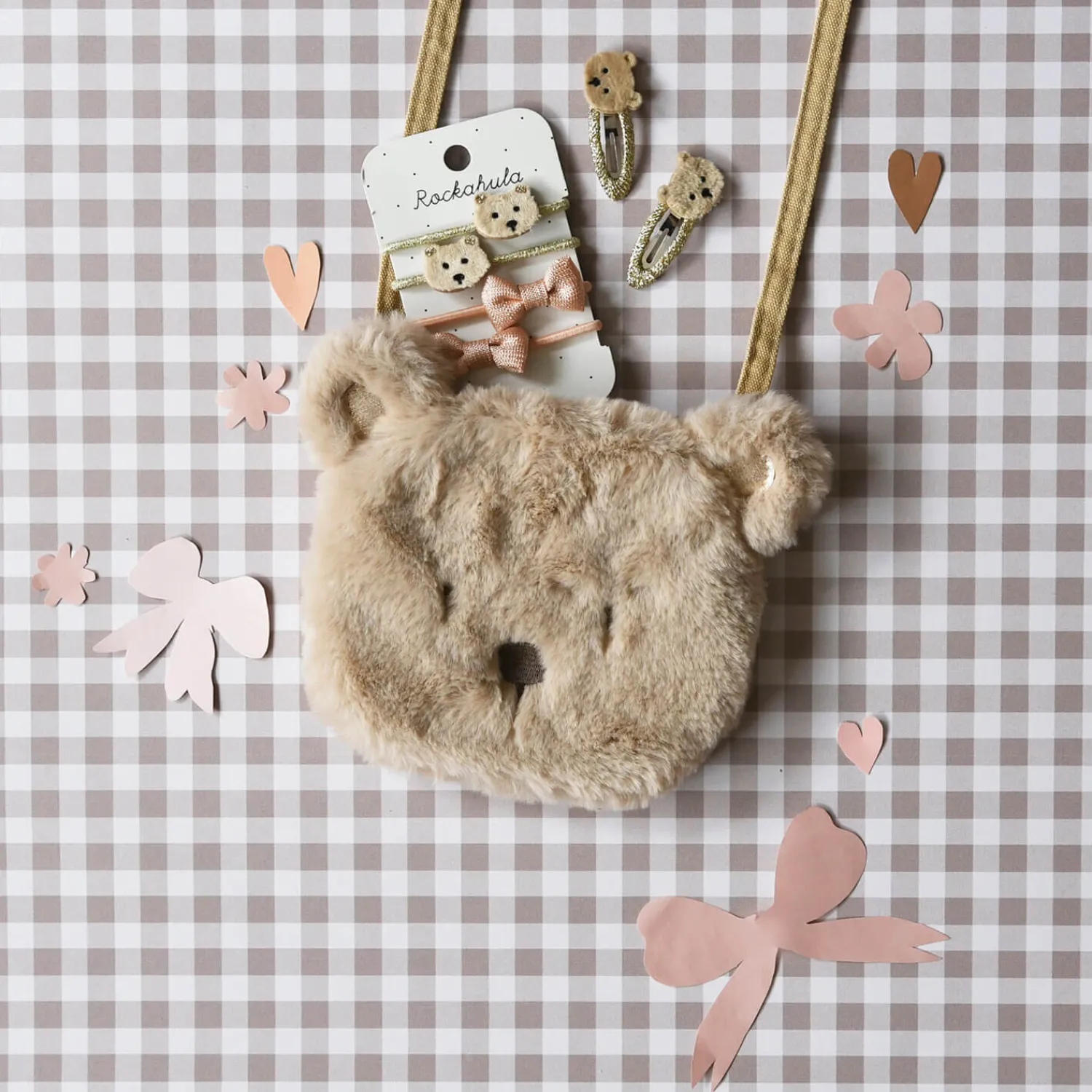 Akcesoria Do Włosów | Rockahula Kids Gumki do włosów Teddy Bear