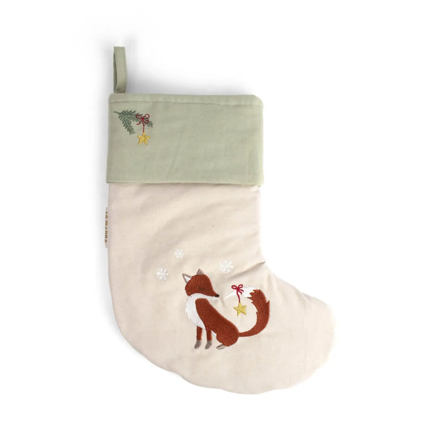 Haftowana Skarpeta na prezenty - Wonderful Winter Fox
