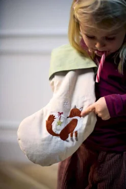 Haftowana Skarpeta na prezenty - Wonderful Winter Fox