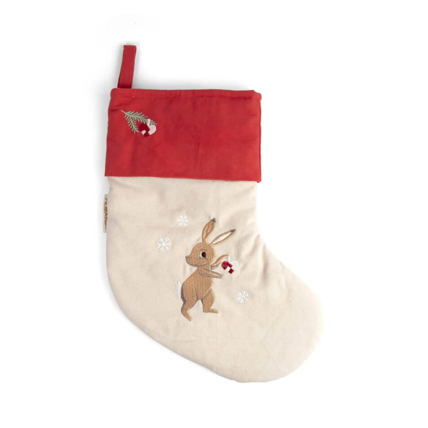 Dekoracje Dziecięce | Filibabba Haftowana Skarpeta na prezenty - Wonderful Winter Hare