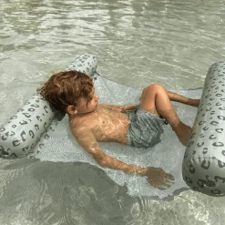 6 Lat+|Do Kąpieli | The Swim Essentials Hamak wodny - Green, Leopard