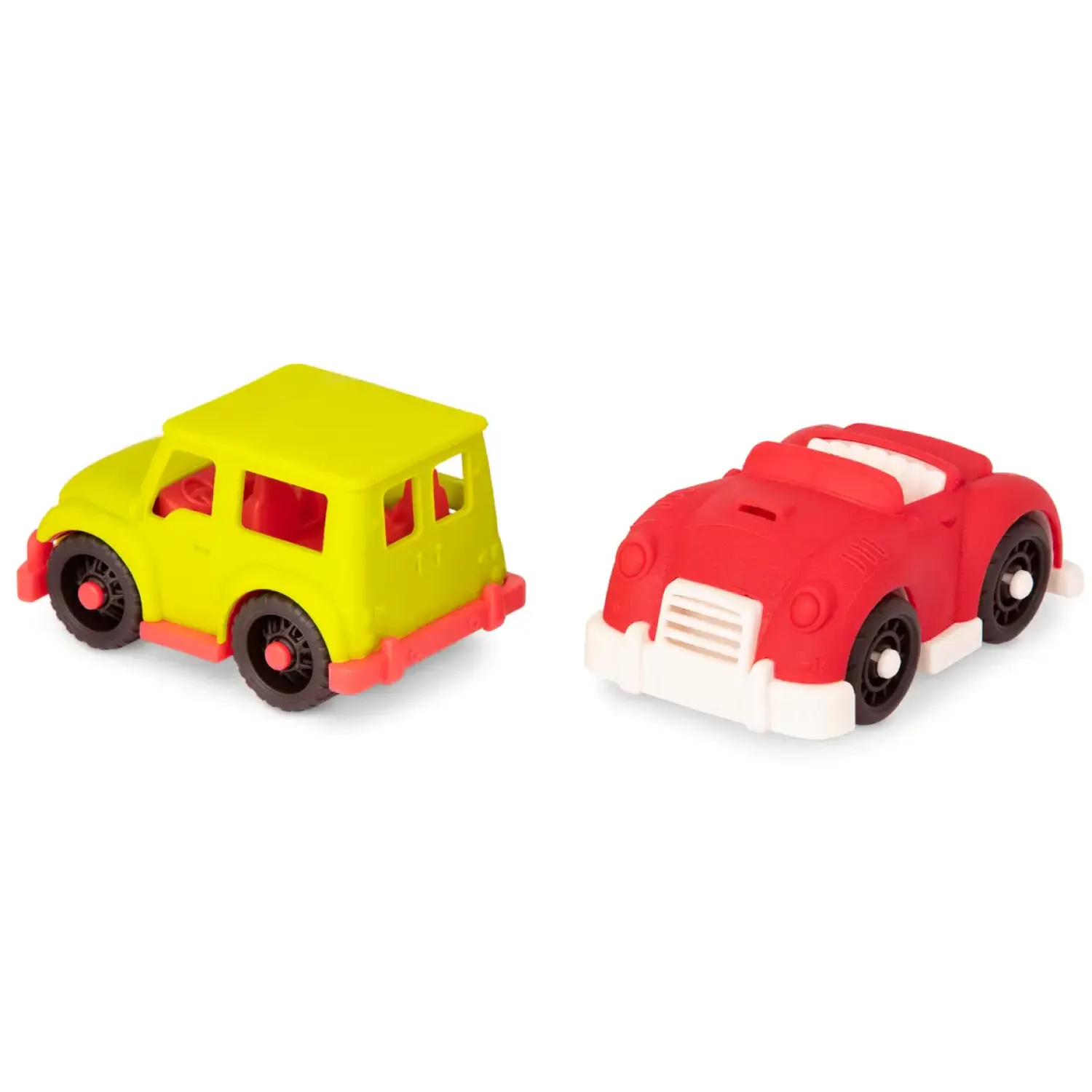12M+|3 Lata + | B.Toys Happy Cruisers – zestaw 6 małych autek