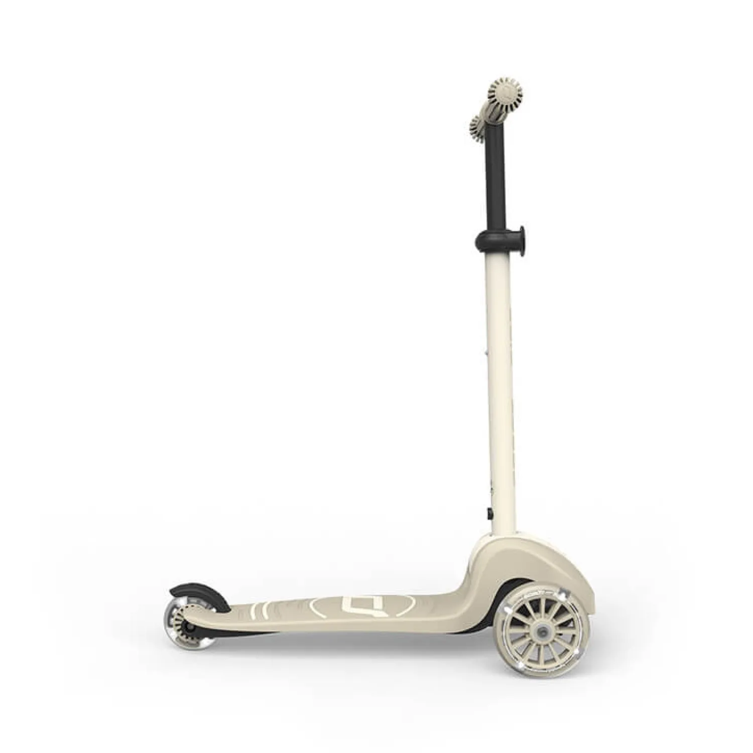6 Lat+|3 Lata + | Scootandride Highwaykick 3S Hulajnoga z systemem sterowania 2w1 i kółkami LED składana 3+ Ash