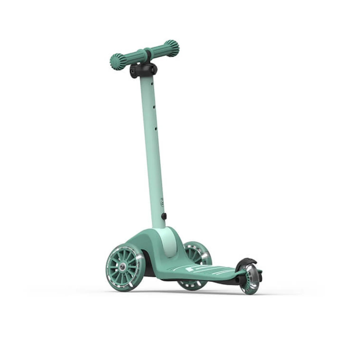 6 Lat+|3 Lata + | Scootandride Highwaykick 3S Hulajnoga z systemem sterowania 2w1 i kółkami LED składana 3+ Forest