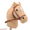 6 Lat+|3 Lata + | Holly Hobby Horse z funkcją dźwiękową koń LUX na kiju 80cm Beige