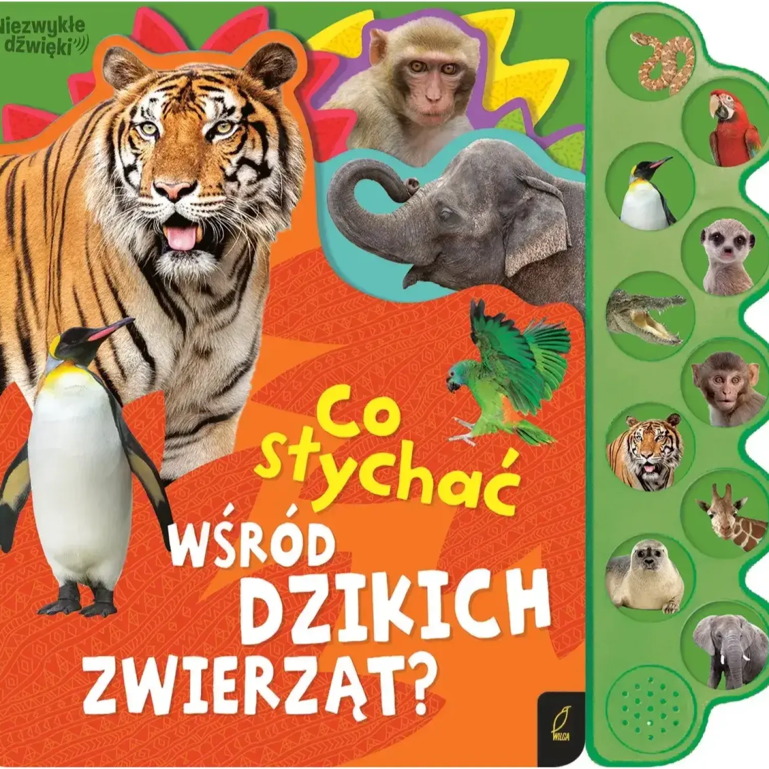 2-5 Lat | Wydawnictwo Wilga II GATUNEK: Co słychać wśród dzikich zwierzą?