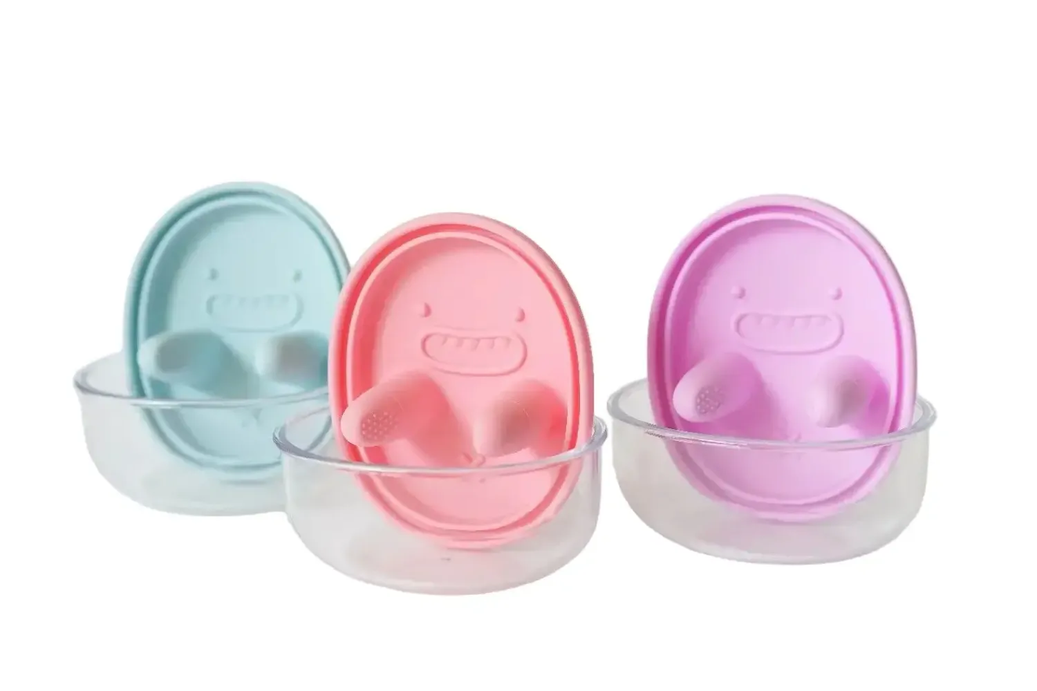 Lunchboxy|Przechowywanie Jedzenia | Monchi Innowacyjny pojemnik na przekąski FINGER SNACK BOWL - Peony Pink