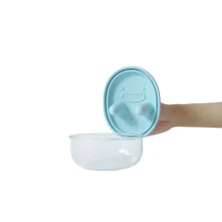Innowacyjny pojemnik na przekąski FINGER SNACK BOWL - Powder Blue
