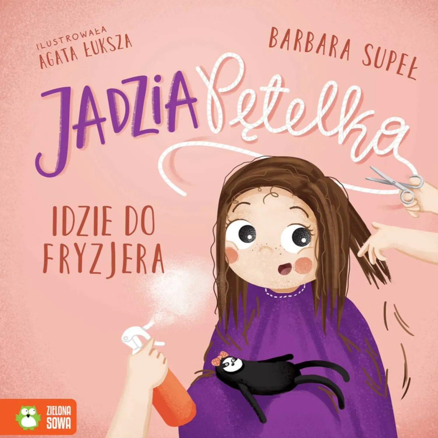 0-2 Lat|2-5 Lat | Wydawnictwo Zielona Sowa Jadzia Pętelka idzie do fryzjera