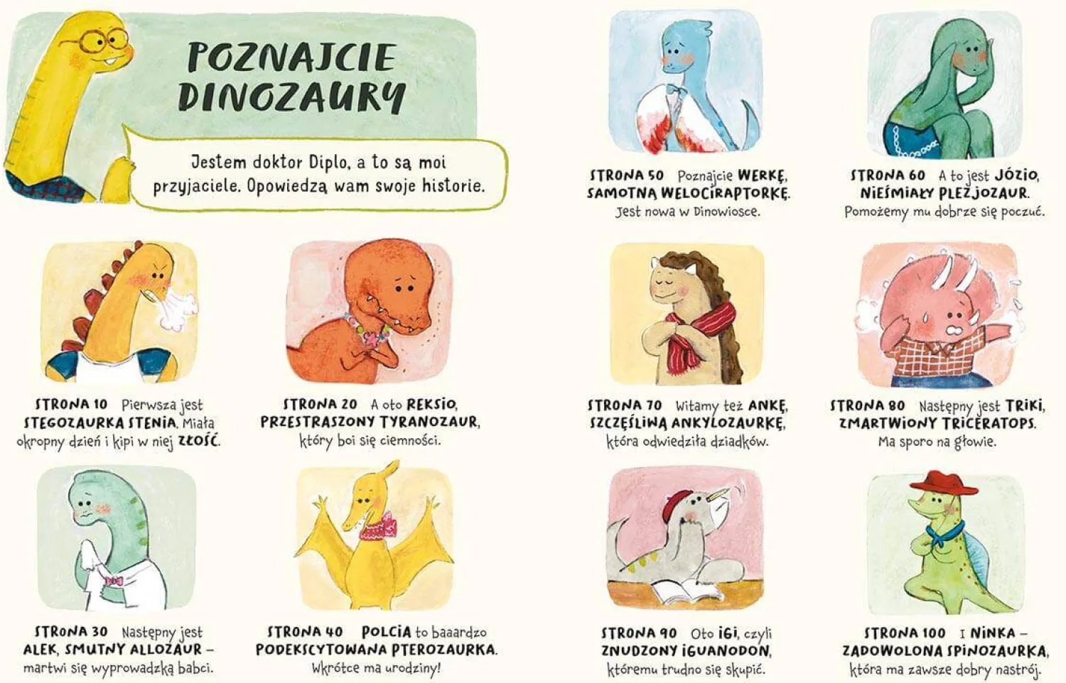 5-8 Lat|Oswajanie Emocji | HarperCollins Jak się czują dinozaury. Opowieści 5 minut przed snem