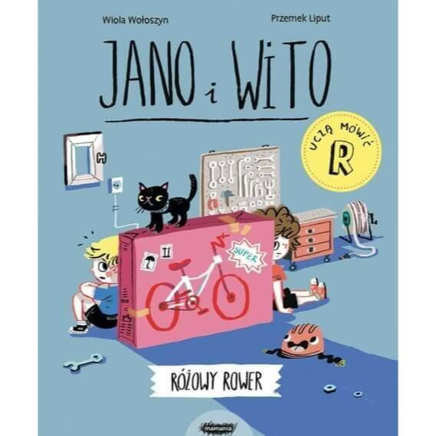 5-8 Lat|9 Lat + | Wydawnictwo Mamania Jano i Wito uczą mówić "R". Różowy rower